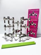 BMF - Kandelaar 9151 (8) - gechromen metaal - Met 3 gratis