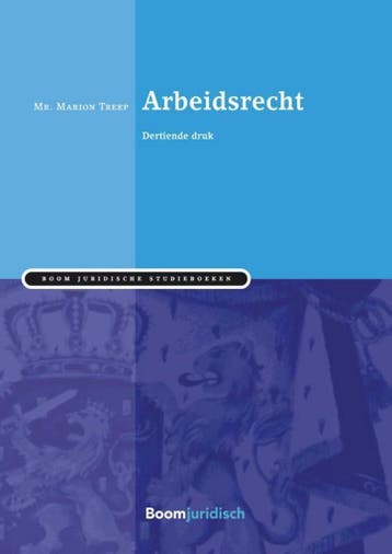 Arbeidsrecht / Boom Juridische studieboeken - Marion Treep, Verzenden, Zo goed als nieuw, Marion Treep