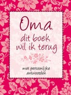 OMA DIT BOEK WIL IK TERUG 9789033815607 Willemijn de Weerd, Verzenden, Gelezen, Willemijn de Weerd