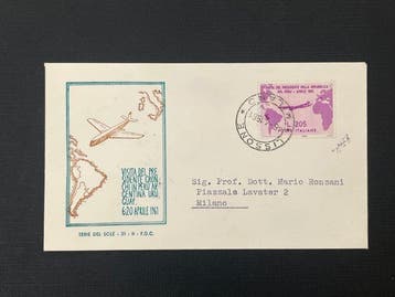 Italië 1961 - Italiaanse Republiek L. 205 Gronchi roze op de, Gestempeld