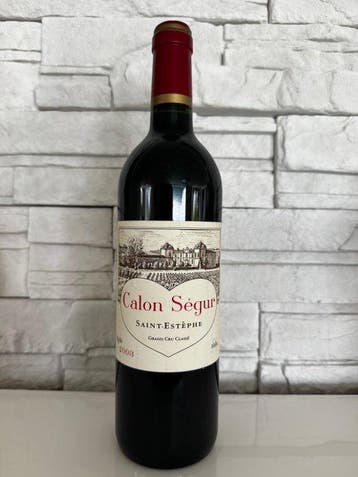 2003 Château Calon Ségur - Saint-Estèphe 3ème Grand Cru, Verzamelen, Wijnen, Nieuw