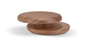 Veiling - Draaibare salontafel Walnoot - Notenhout bruin, Nieuw
