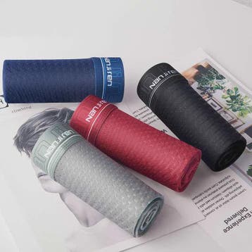 4-Pack Heren Boxershorts van Ice Silk - Ademend, Comfortabel, Verzenden