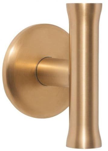 Knop vast op rozet NOUR EV102V/64 PVD mat goud, Huis en Inrichting, Verzenden, Nieuw