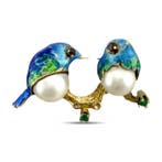 Broche - 18 karaat Geel goud, Exclusieve 18k geelgouden