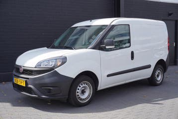 Fiat Doblò L1H1 | Financial Lease voor 161 p/mnd, Stof, Gebruikt, Overige carrosserieën, Wit