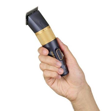Scheerapparaat - Baardtrimmer mannen - Oplaadbaar - Blauw -, Verzenden, Zo goed als nieuw