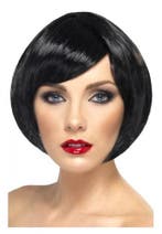 Bob pruik dames zwart - Damespruiken, Hobby en Vrije tijd, Feestartikelen, Verzenden, Nieuw