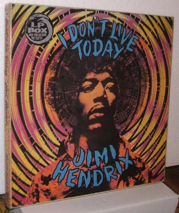 lp box - Jimi Hendrix - I Dont Live Today, Verzenden, Zo goed als nieuw, Overige formaten