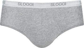 sloggi men - Maat L Basic Heren Midi slip - Black, Verzenden