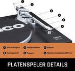 Lenco Platenspeler met Bluetooth - Twee externe Speakers - I, Verzenden, Zo goed als nieuw