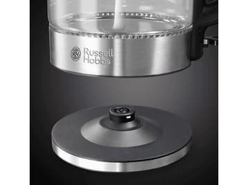 Russell Hobbs -  21600-57 Glass  - Zilver, 1 tot 2 liter, Verzenden, Nieuw