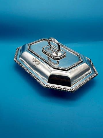 Century-Old English Silver-Plated Serving Dish - Martin,