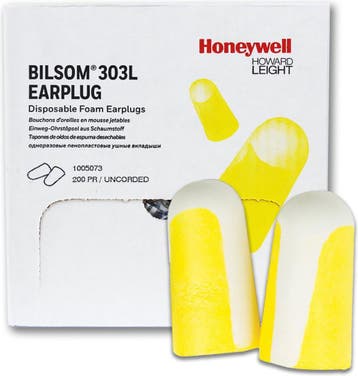 Howard Leight Bilsom 303L oordoppen doos á 200 paar, Nieuw