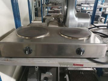 Occasion 2- pans pannenkoeken machine, Ophalen, Gebruikt