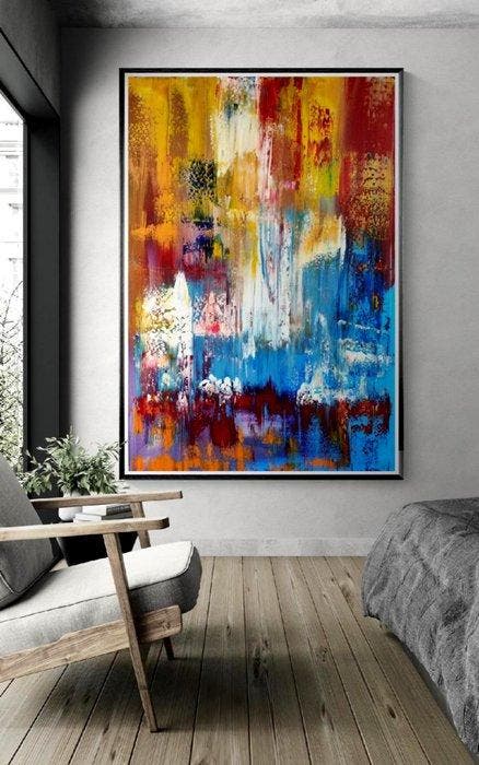 Luc Mora - Colours - XXL, Antiek en Kunst, Kunst | Designobjecten