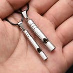 Retro Stalen Fluit Sleutelhanger – AntiTitanium Alloy, Verzenden, Nieuw