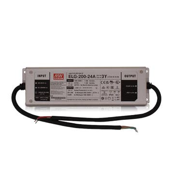 24V DRIVER | MEANWELL | IP65 | 200W, Nieuw