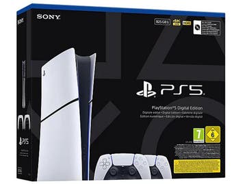 Sony PlayStation 5 Slim - Digital Edition - 1TB - extra, Spelcomputers en Games, Spelcomputers | Sony PlayStation 5, Verzenden