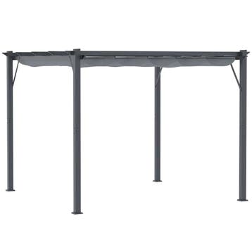 TRUUSK Pergola Paviljoen Terrasoverkapping - Schuifdak - Alu, Verzenden