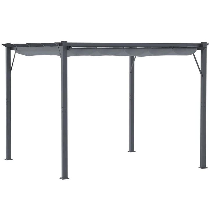 TRUUSK Pergola Paviljoen Terrasoverkapping - Schuifdak - Alu, Tuin en Terras, Planten | Bomen, Verzenden