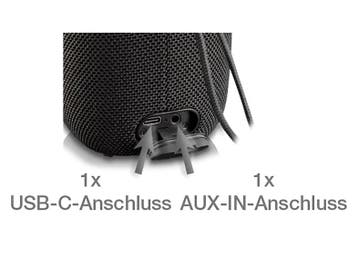 Peaq -  Bluetooth-speaker Bluetooth-speaker  - Zwart, Audio, Tv en Foto, Overige merken, Verzenden, Overige typen, Nieuw