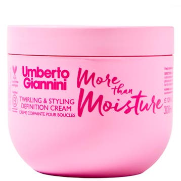 Umberto Giannini More Than Moisture Cream 300ml, Ophalen of Verzenden, Nieuw, Gel, Wax, Haarlak of Mousse