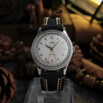 Oris - Pointer Date Guilloche Dial Serviced - Zonder, Nieuw