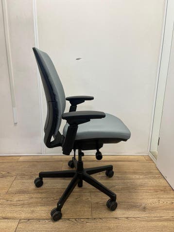 Steelcase Amia - Steelcase Bureaustoel - Ergonomisch - Grijs, Verzenden, Zo goed als nieuw, Grijs, Bureaustoel