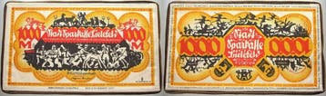 1000 Mark 1922-12-15 Stadtsparkasse Bielefeld, Verzenden