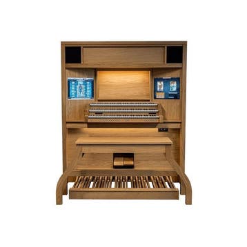 Content Cambiare 325 HW/SW blank eiken orgel, Nieuw