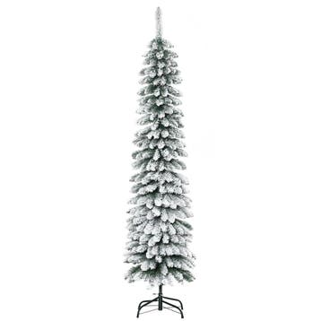 Kunstmatige Kerstboom, Besneeuwd, Slank Ontwerp, Brandwerend, Verzenden, Nieuw