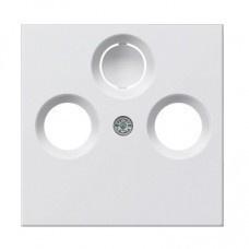 Gira Centraalplaat CAI Zuiver wit (hagelwit) MAT 086927, Nieuw, Stopcontact