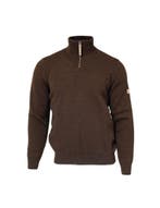 Ivanhoe trui NLS Elm Coffee Bean half zip - 100% zuivere..., Verzenden, Nieuw, Bruin