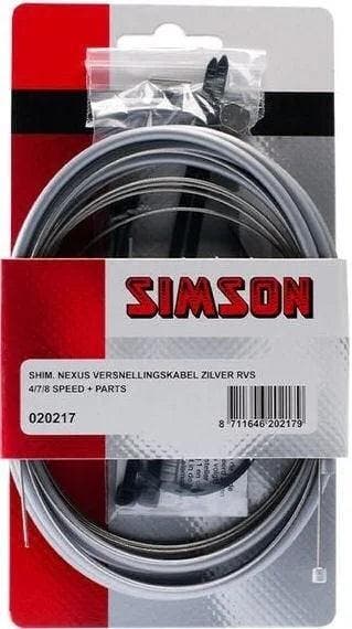 Simson Versnellingskabelset Shimano Nexus grijs, Verzenden, Nieuw
