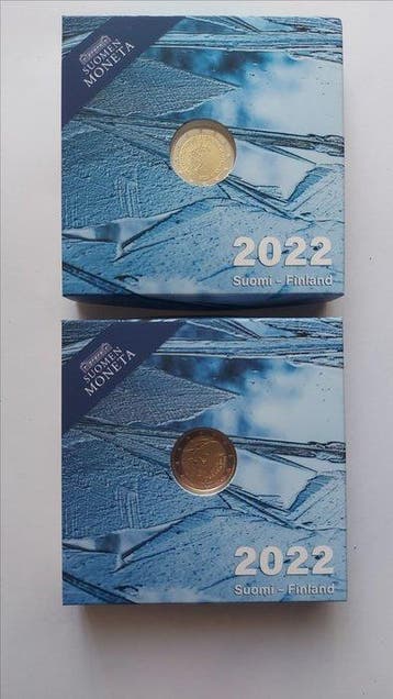 Finland. 2 Euro 2022 Climate Research +  Erasmus