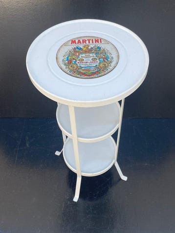 Martini - Tafel - Metaal - Guéridon-tafel