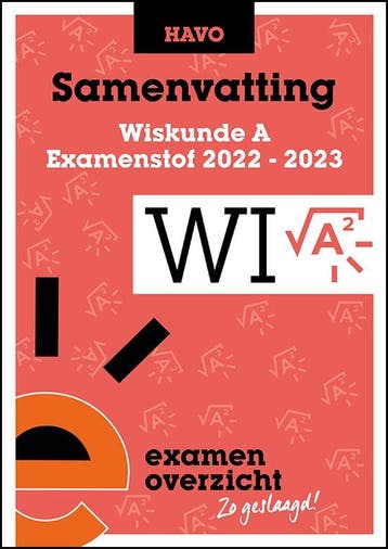 ExamenOverzicht   Samenvatting Wiskunde A HAVO 9789464380309, Boeken, Verzenden, Zo goed als nieuw