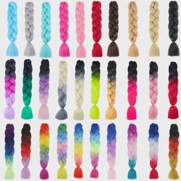 24 Inch Jumbo Braiding Hair Synthetisch Haar Ombre Crochet B, Verzenden, Nieuw