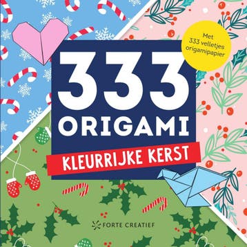 333 Origami Kleurrijke kerst (9789000390199), Verzenden, Nieuw