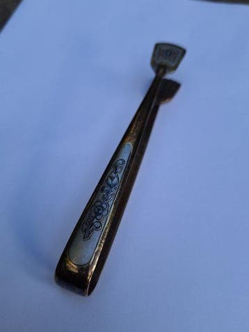 Northern niello - Suikertang - .875 (84 Zolotniki) zilver -