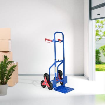 Trappen steekwagen trappensteekwagen - Blauw - Max. 100kg, Verzenden, Nieuw