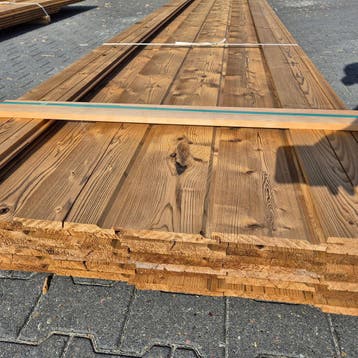Thermo Vuren Halfhouts Rabat 5400-5100x185-175x20mm, Ophalen of Verzenden, Nieuw