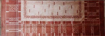 Art Deco - Tafelkleed - 142 cm - 50.5 cm - Haagse School