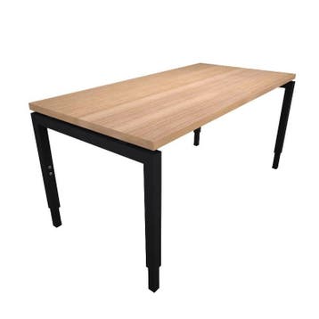Recht N-poot bureau, 120 x 60 cm, Overige plaatsen, Ophalen of Verzenden, Nieuw in verpakking, Bureau