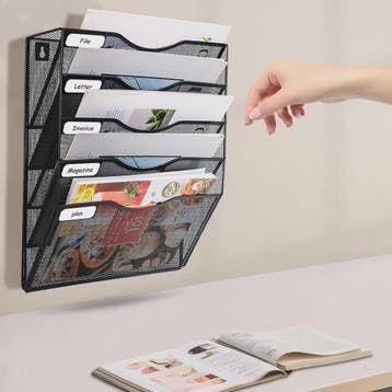 Wandrek Metaal Gaas 5 Vakken - Documenten, Tijdschriften & B, Huis en Inrichting, Verzenden, Nieuw