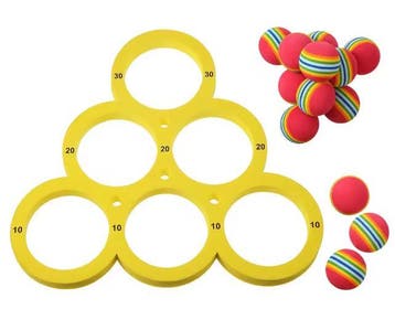 Drijvende Zwembad Gooispel: Ring &amp; 10 Ballen voor Jong, Verzenden, Nieuw