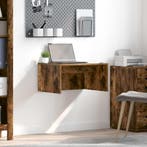 vidaXL Wandbureau Gerookt eiken 60 x 45 x 30 cm Bewerkt hout, Huis en Inrichting, Bureaus, Verzenden, Nieuw