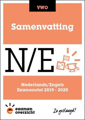 ExamenOverzicht   Samenvatting Nederlands en E 9789492981400, Boeken, Schoolboeken, Zo goed als nieuw