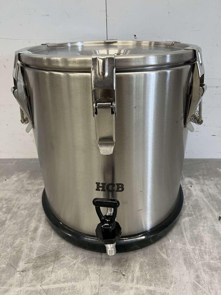 RVS Geisoleerde draagbare container met aftapkraan 20 liter, Zakelijke goederen, Horeca | Keukenapparatuur, Nieuw in verpakking